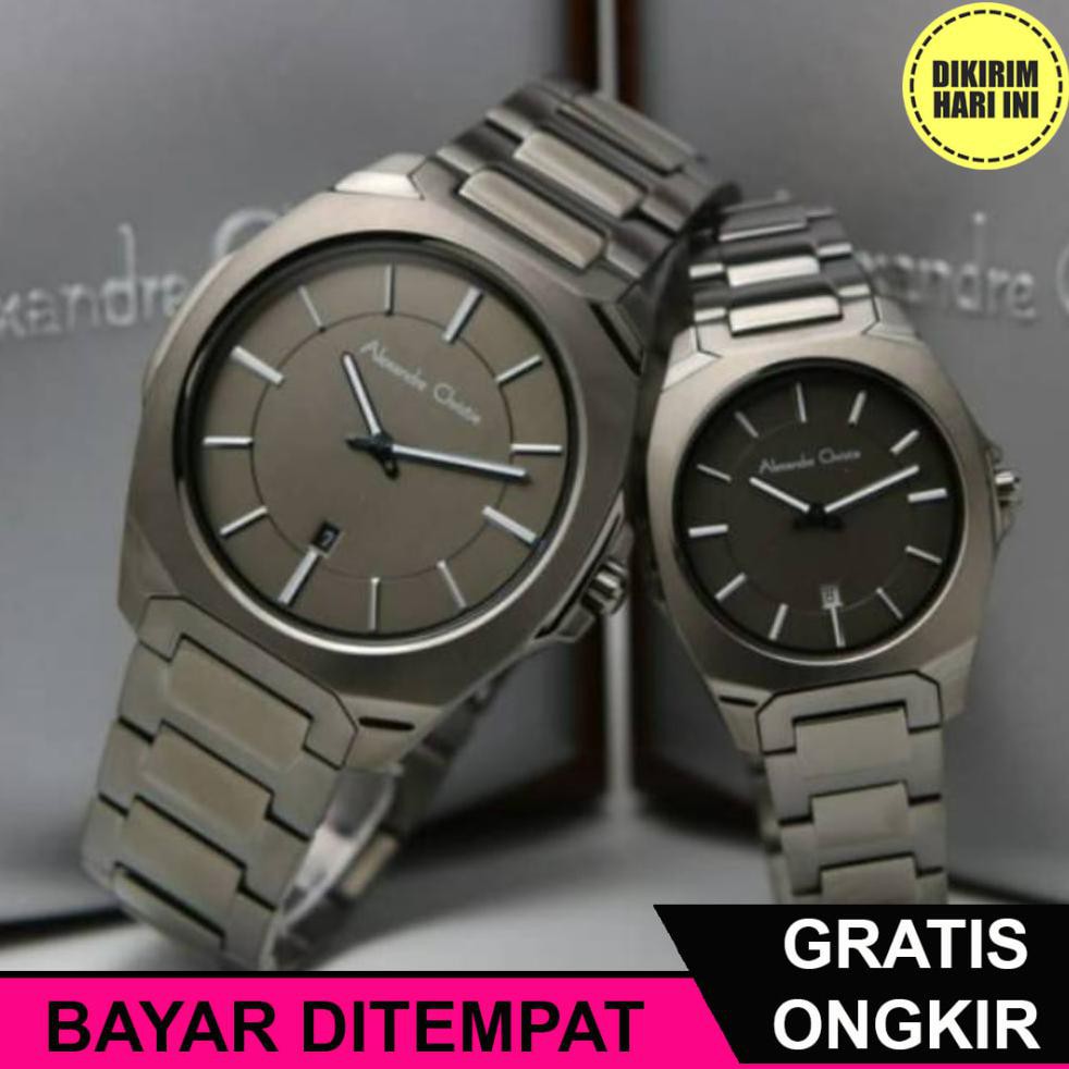 (BAYAR DITEMPAT) OE4192 JAM TANGAN COUPLE ALEXANDRE CHRISTIE AC 8611 AC8611