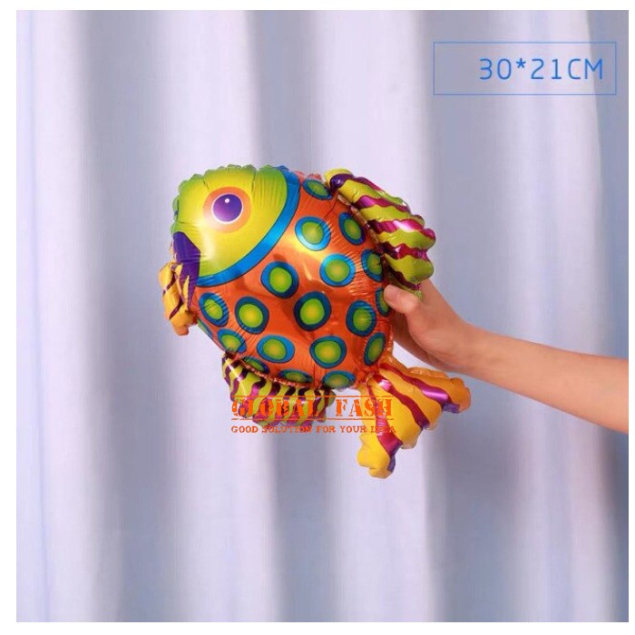 balon foil ikan kembung mini / balon animal sea / balon ikan kembung
