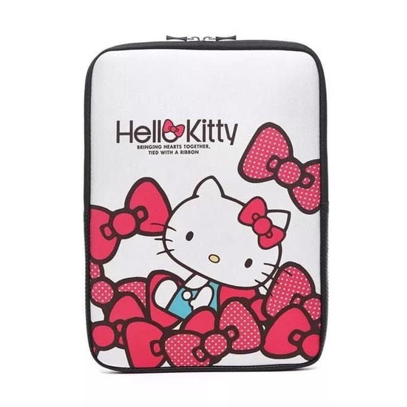 Tas Sarung Laptop Sleeve Softcase Helokitty Neoprene 14 inch - Pink