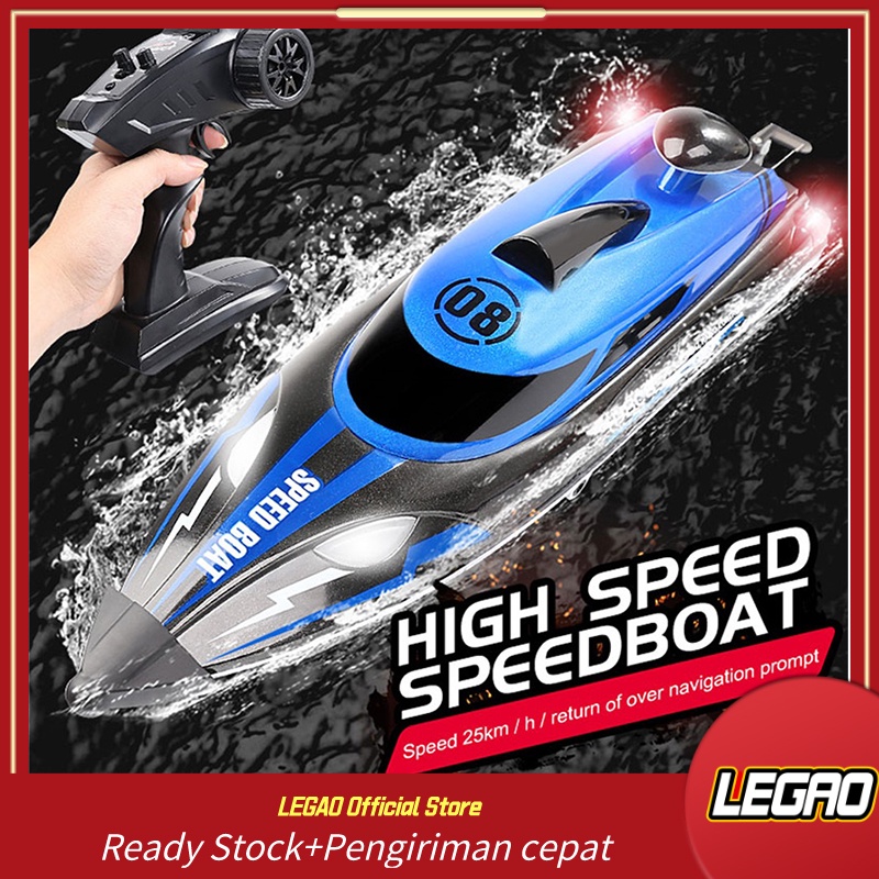 Jual LEGAO HJ808 RC Boat 2.4Ghz 25km/h 