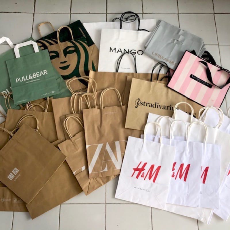 PAPER BAG ZARA ORIGINAL PAPERBAG H&amp;M