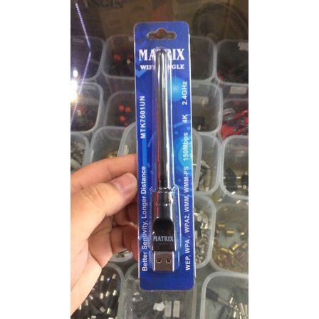 USB WIFI DONGLE MATRIX / DONGLE WIFI / ADAPTER PARABOLA RECEIVER / MT 7601 / ANTENA NIRKABEL / UNTUK