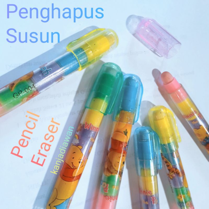 

Penghapus Pensil 5in1 Susun Warna