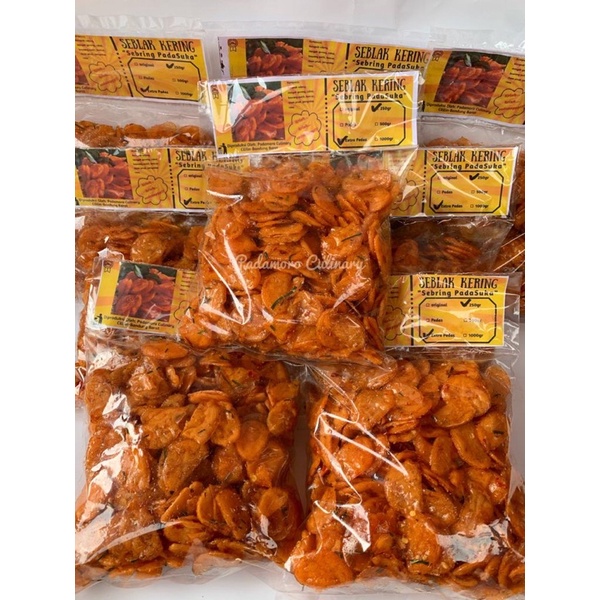 

Seblak kering (sebring) Padasuka kemasan 500gr/cemilan bandung/makanan ringan/oleh-oleh bandung