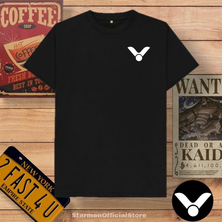 Kaos Distro Unisex VICTOR Katun Combed 30s / sablon polyflex /polyflex premium / Pakaian Pria Wanita Atasan Cowok Cewek /kaos kekinian / kaos viral / tshirt tumbrl tee basic /SIZE M , L , XL , XXL / kaus oblong oversize kaos murah best seller ready