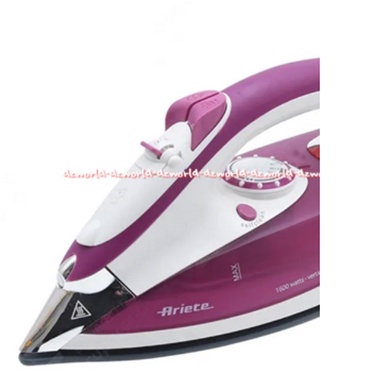 Ariete Setrika Uap Alat Gosok Baju Iron Steamer Ariette Strika Steam Ungu Purple Stimer Ariette