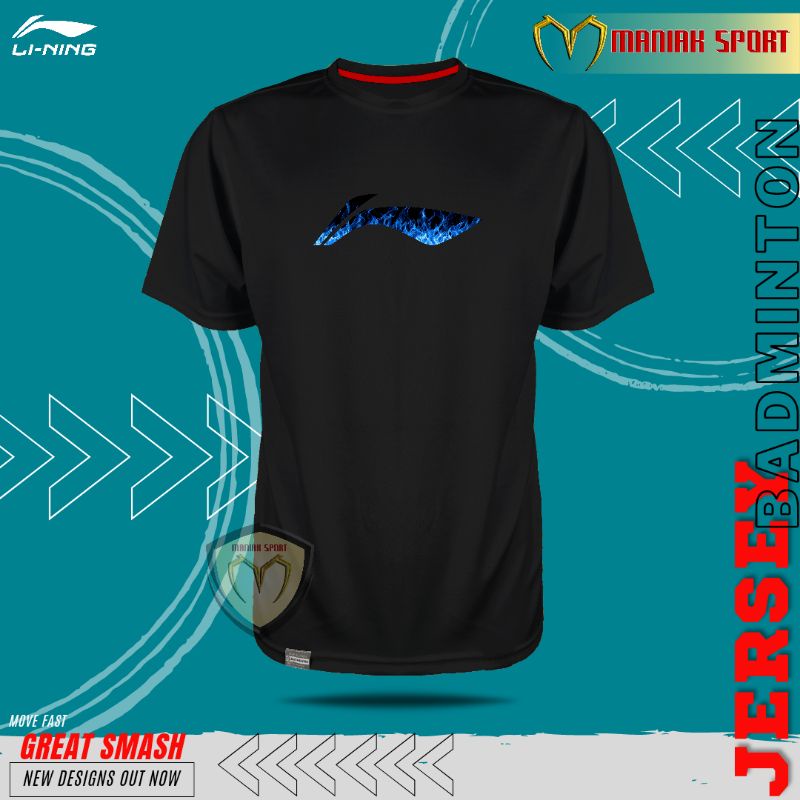 KBLH02 - KAOS BADMINTON BAJU BULUTANGKIS LNG JERSEY PREMIUM SABLON DTF