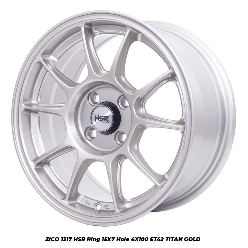 Velg R16 Mobil Brio Agya Calya Ayla HSR ZICO 1317 FC Ring 15 Lebar
