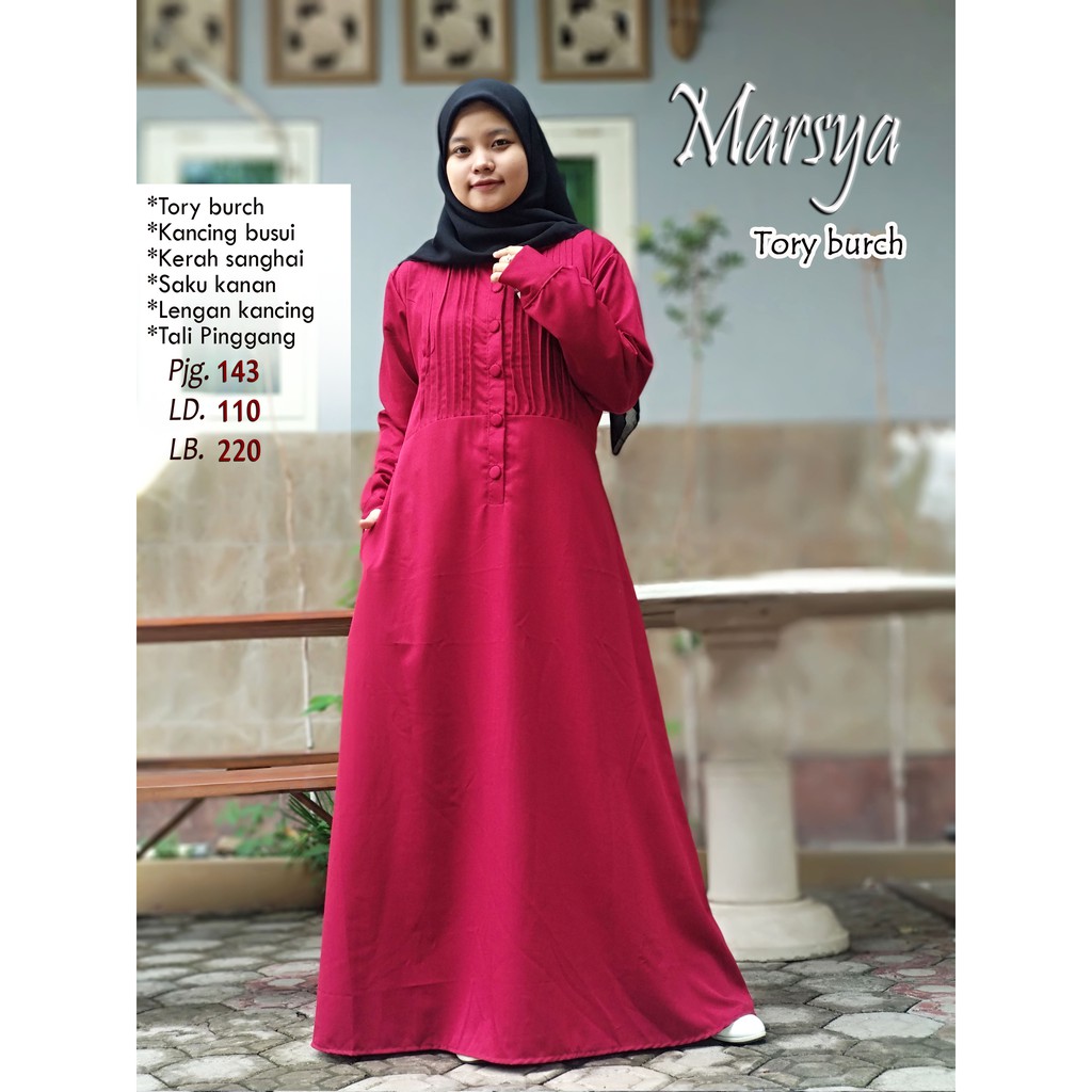 Gamis Mewah Tory Burch Kancing Busui/ Toru Burch Dress