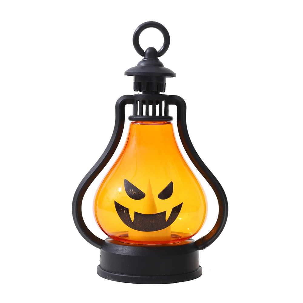 Lampu Lentera LED Bentuk Labu Halloween Untuk Dekorasi