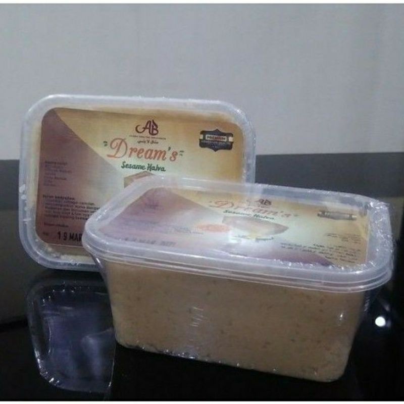 

HALAWA AB DREAMS SESAME HALVA 250 GRAM HALAWAH BUAT DIMAKAN LANGSUNG ATAU SELAI ROTI