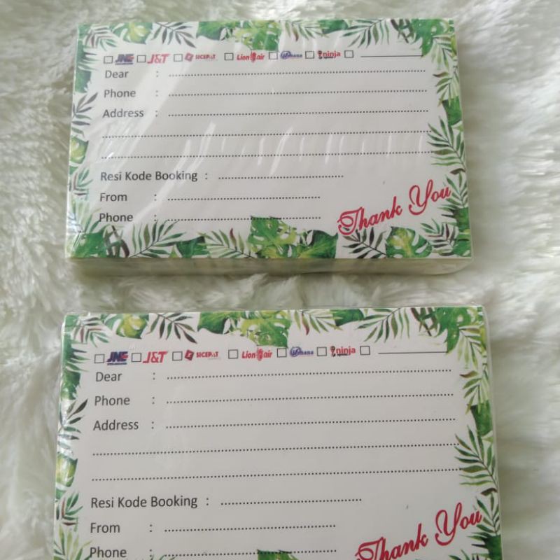 

sticker label pengiriman olshop isi 100 lembar
