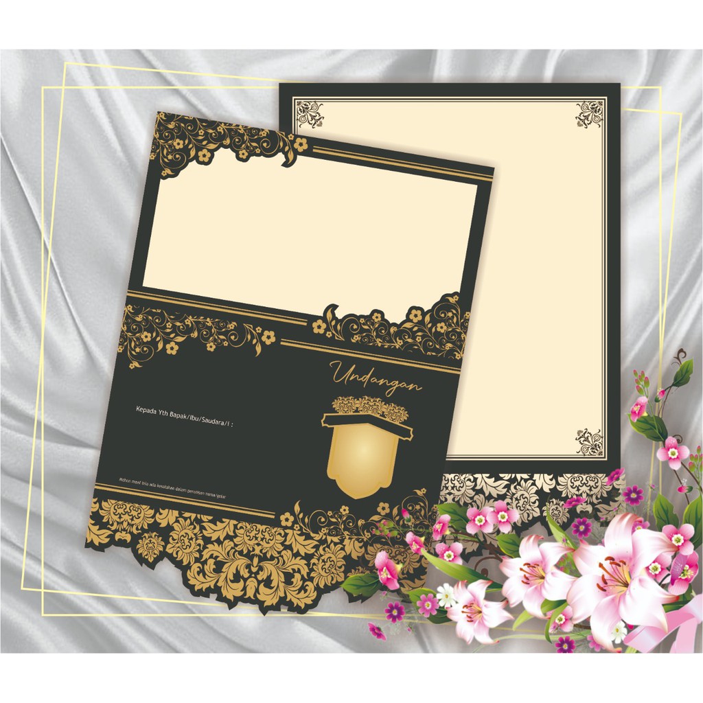 Undangan pernikahan / Undangan pernikahan rustic / undangan pernikahan blanko / undangan murah