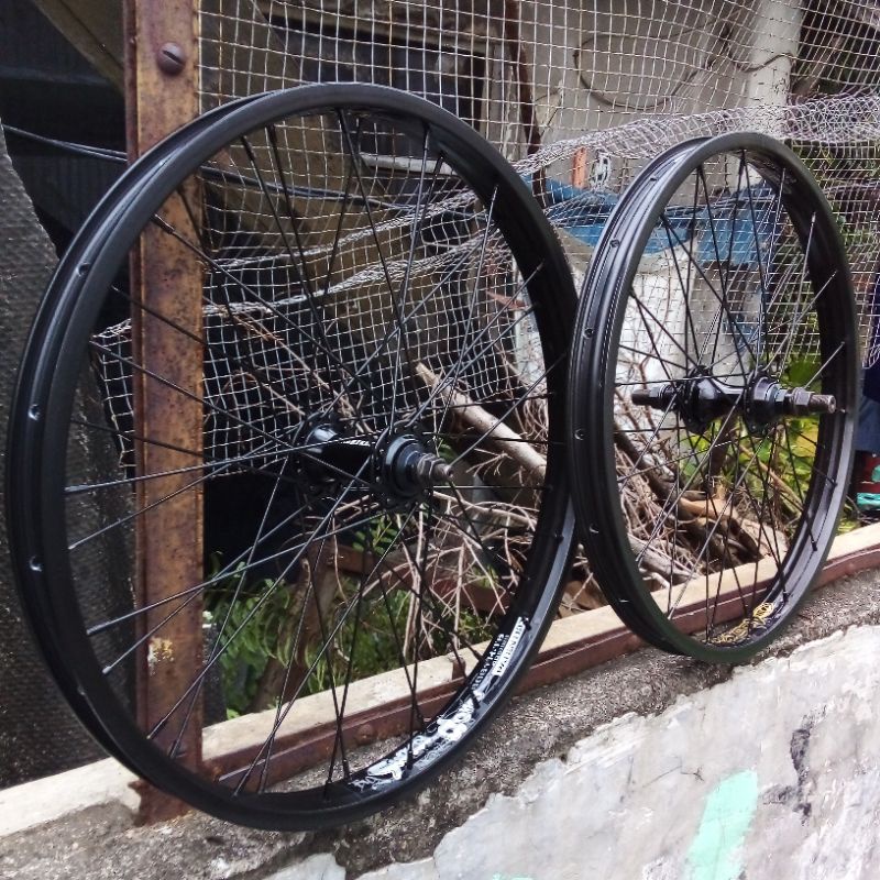 Parts BMX Wheelset Alex Rims Supradome with KHE MVP Cassette Hub RHD 9T