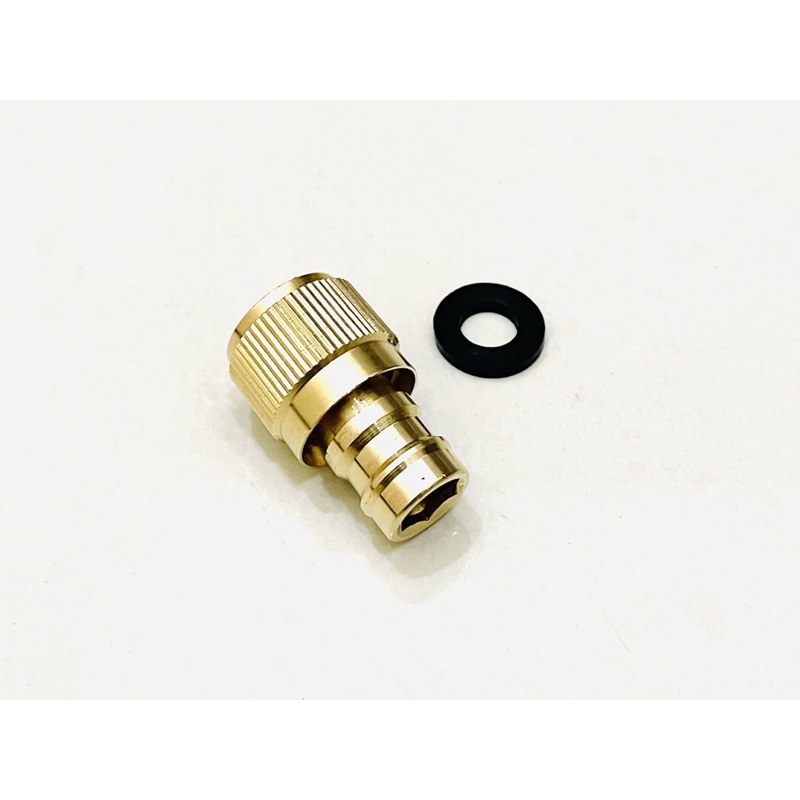 Sambungan Kran Air Klem Selang Hose Clamp - Cucut Keran Adapter Drat 1/2&quot; 1/2 Inch