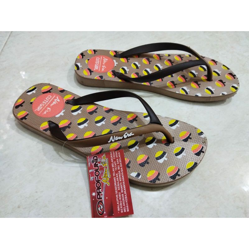 Sandal Jepit Karet Jelly Wanita New Era