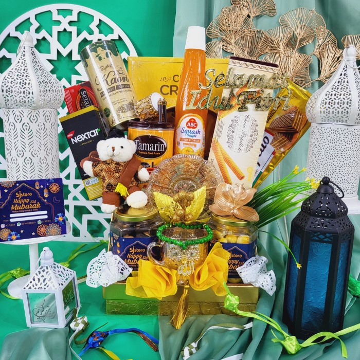 

Paket box hampers lebaran parcel idul fitri ramadhan kue kering 139