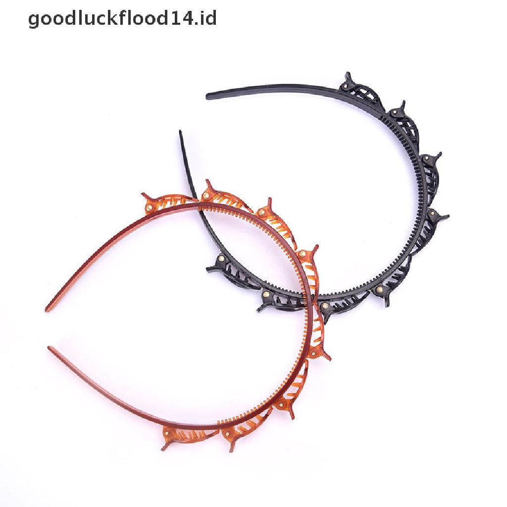 [OOID] Double Bangs Hairstyle Hairpin Hairdressing Hairpin Headband Womens Headwear ID