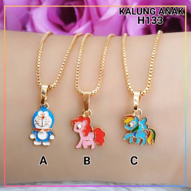 Kalung xuping kalung anak karakter lapis emas gold H133