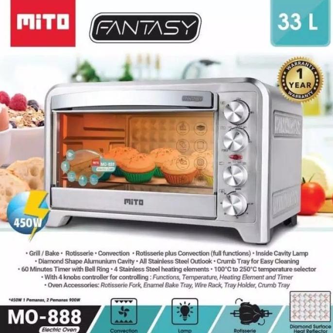 Mito Oven Listrik Fantasy 33 liter MO 888 low watt