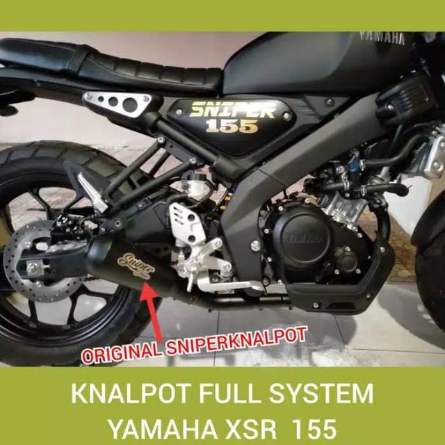 KNALPOT XSR 155 KOLONG DB KILLER