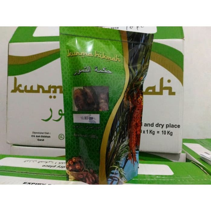 

Kurma Hikmah Dates Khalas Kholas 500 Gram