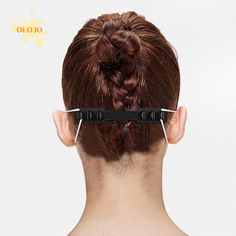 OLOJO 1/5 Gear Adjustable Anti-Slip Mask Ear Grips Extension Hook -Respirator Lanyard Hook