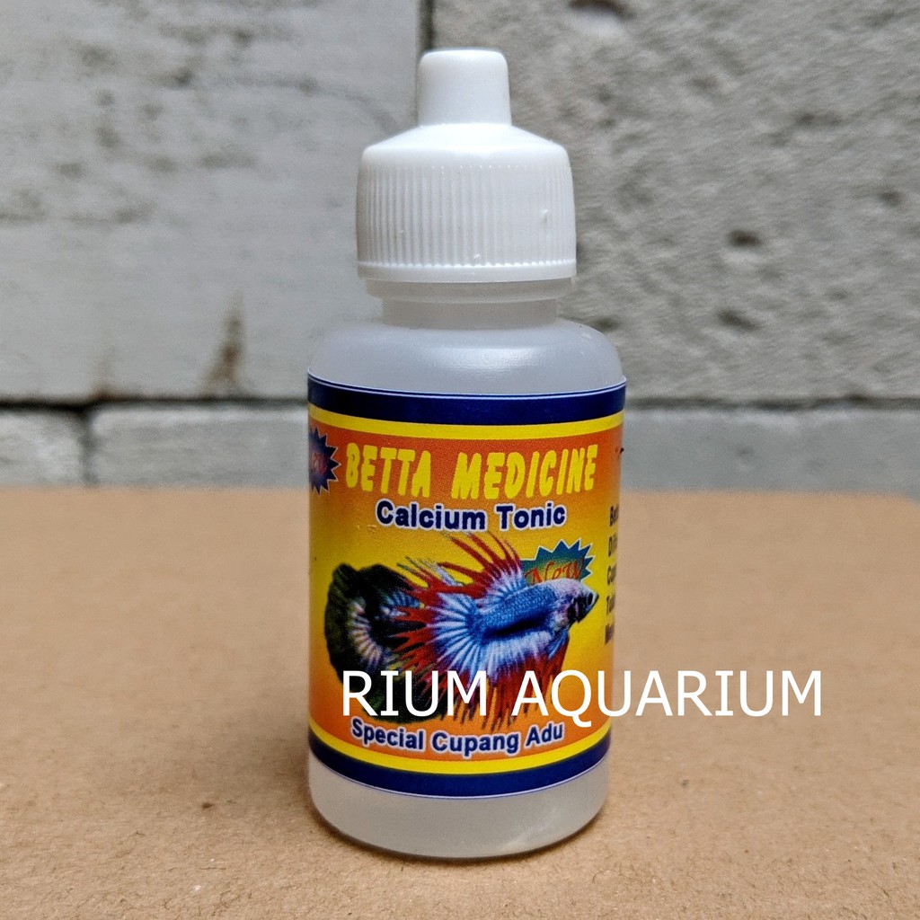 Calcium Tonic Obat Ikan Cupang Betta Medicine Guppy Plakat Bagan Giant