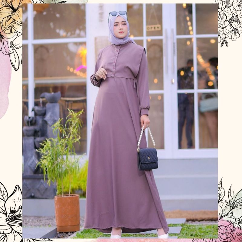 GAMIS SHAKILA ANDIN / GAMIS TERBARU / GAMIS SHAKILA KEKINIAN