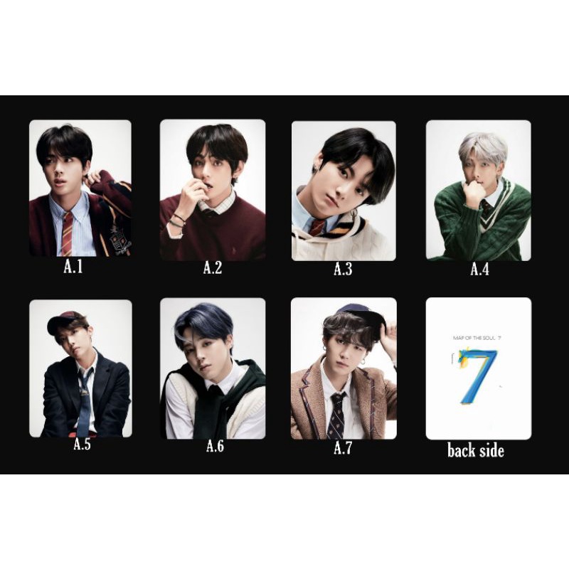 PHOTOCARD BTS MAP OF THE SOUL 7 UNOFFICIAL