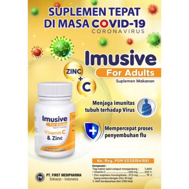 Multivitamin yang mengandung vitamin c d e dan zinc