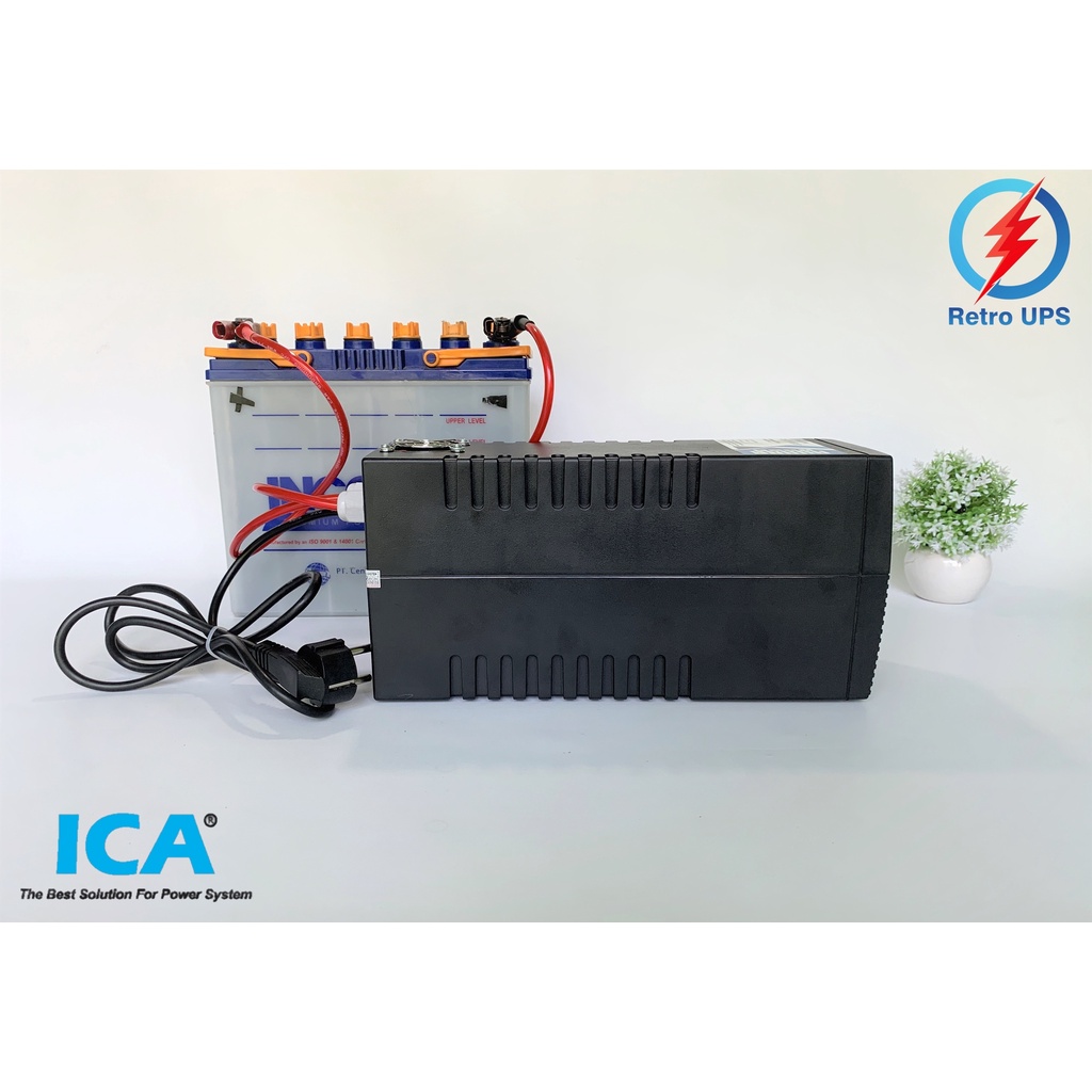 UPS Modif ICA CN650 650 VA 325W 12V Modifikasi Aki External Garansi