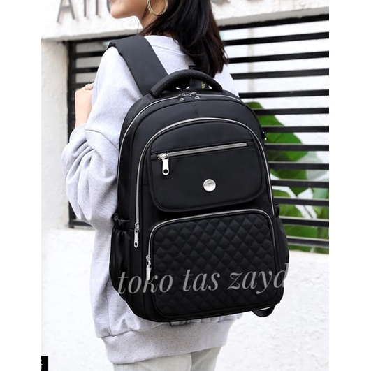 RANSEL WANITA JUMBO IMPORT CHIBAO MUAT LAPTOP 14 INCH FREE DOMPET 2224#