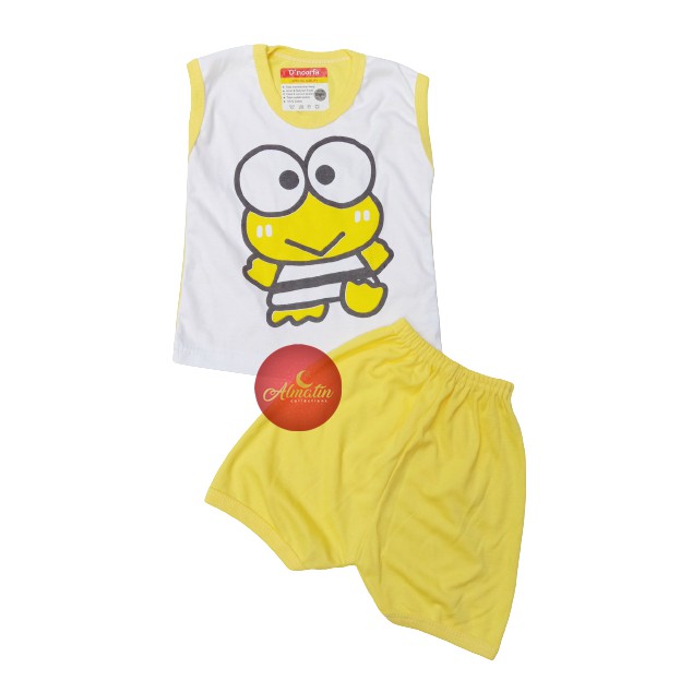 Baju Bayi 3 stel Oblong Kutung / Setelan Baju Bayi Keropi Dapat 3 Stel