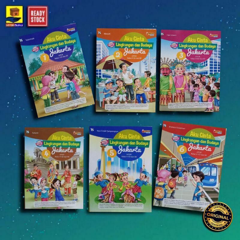 BUKU PLBJ KELAS 1 2 3 4 5 6 / AKU CINTA LINGKUNGAN DAN BUDAYA  / PLBJ SD / KURIKULUM 2013 / TIGA SER