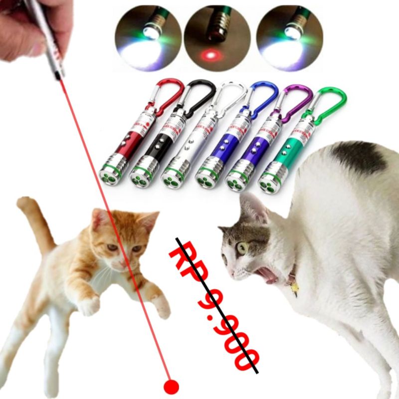 laser mainan kucing laser 3in1 laser mainan hewan dan anak anak