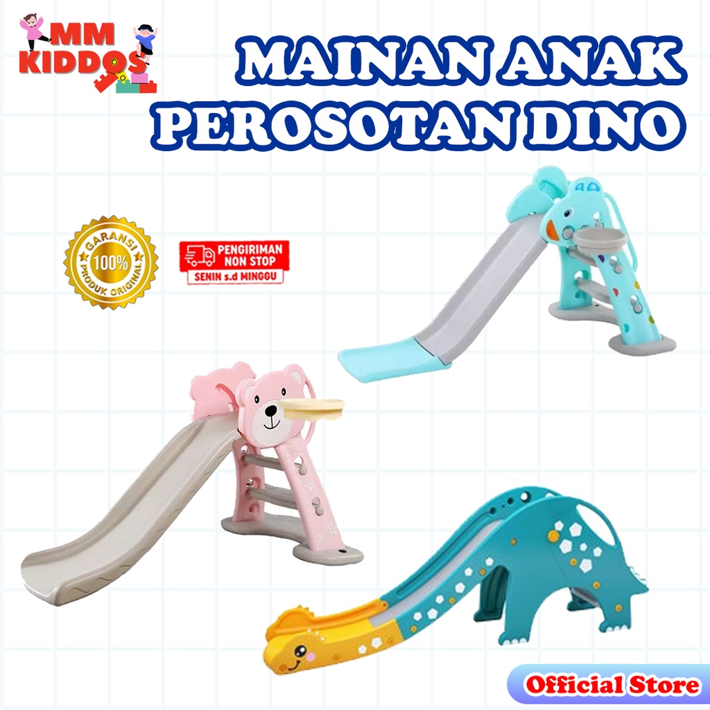 Mainan Anak Perosotan Dino / Mainan Perosotan / Perosotan Anak / Persotoan Mainan / Perosotan [MM KI