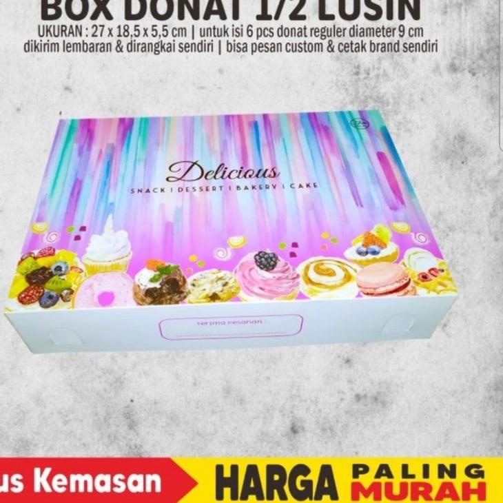 

Grosir Populer Dus Donat uk 27 x 18,5 x 5,5 cm Foodgrade (50 pcs )