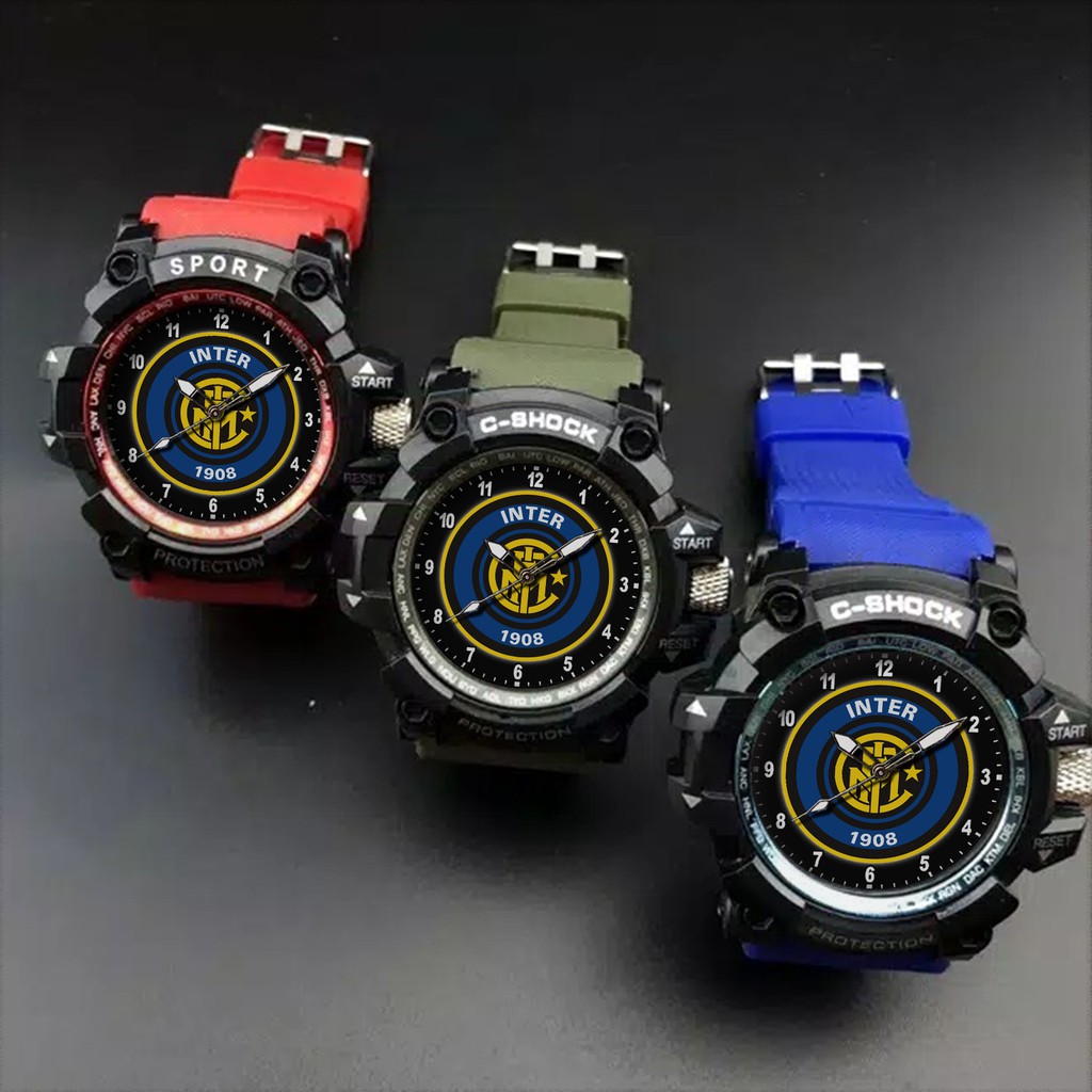 (EXCLUSIVE) JAM TANGAN INTER 2 (STRAP WARNA)