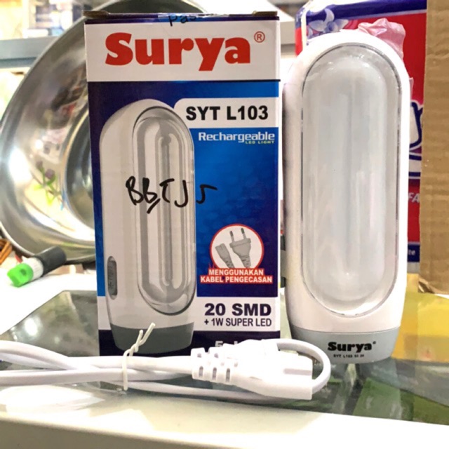 Lampu Emergency + senter surya / lampu emergency surya