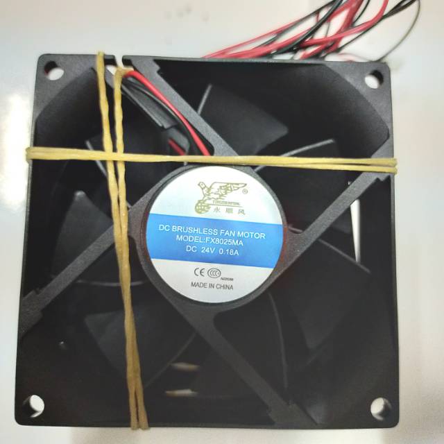 Kipas fan dc 24 volt 8x8