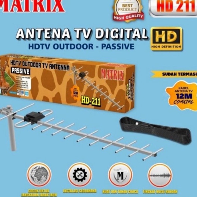 MATRIX ANTENA UHF OUTDOOR HD 211