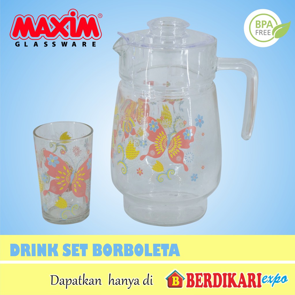 MASPION MAXIM DRINK SET BORBOLETA