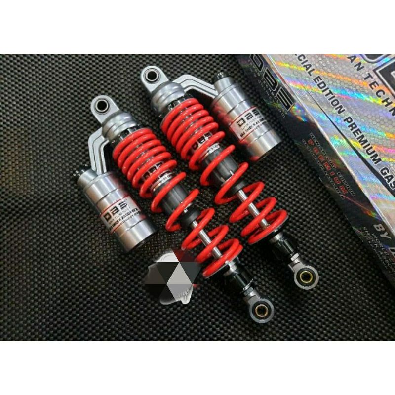 SHOCKBREAKER TABUNG DBS/8894 GP-SERIES MOTOR BEBEK RX KING-SUPRA-MEGAPRO-KARISMA-REVO-JUPITER Z-VEGA-RED/TITANIUM