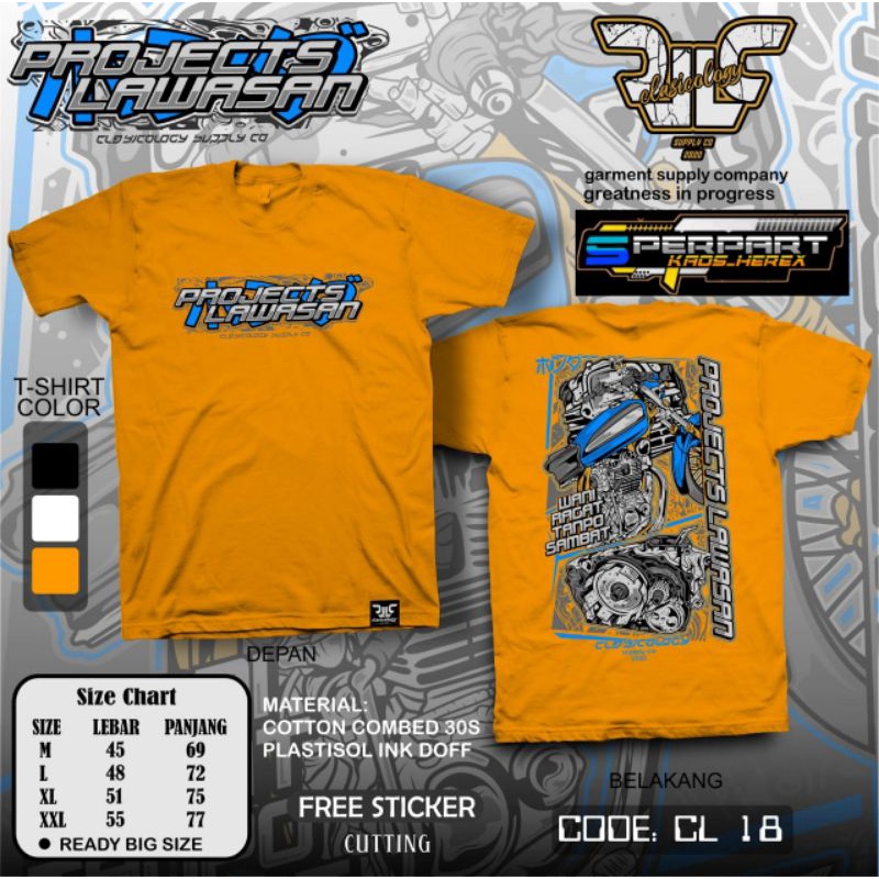 [COD] KAOS HONDA CB PROJECTS LAWASAN ORIGINAL