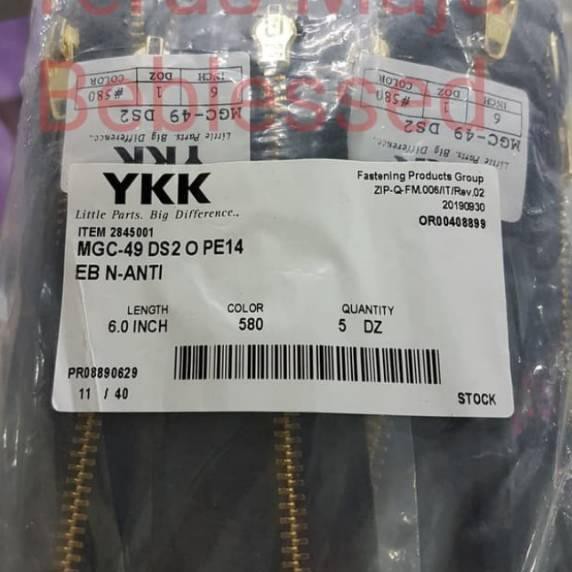 

*★qox-★ Resleting Levis YKK 6inch ( 15cm)