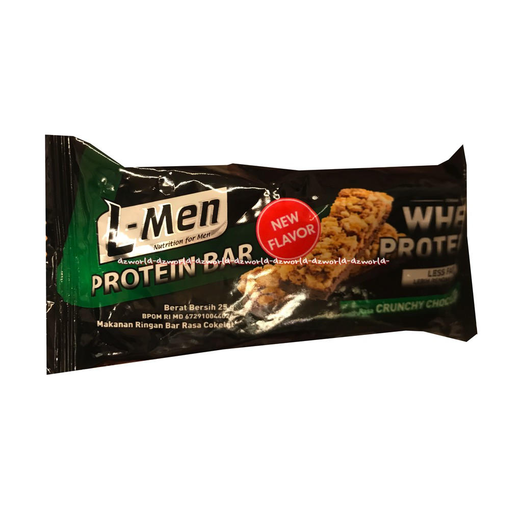 L-Men High Protein Bar 25gr Lmen Snack Rasa Coklat Cemilan Lmen Siap Makan Snack Nutrisi Untuk Pria Cowok Agar Lebih Berotot Fitnes L men Bars