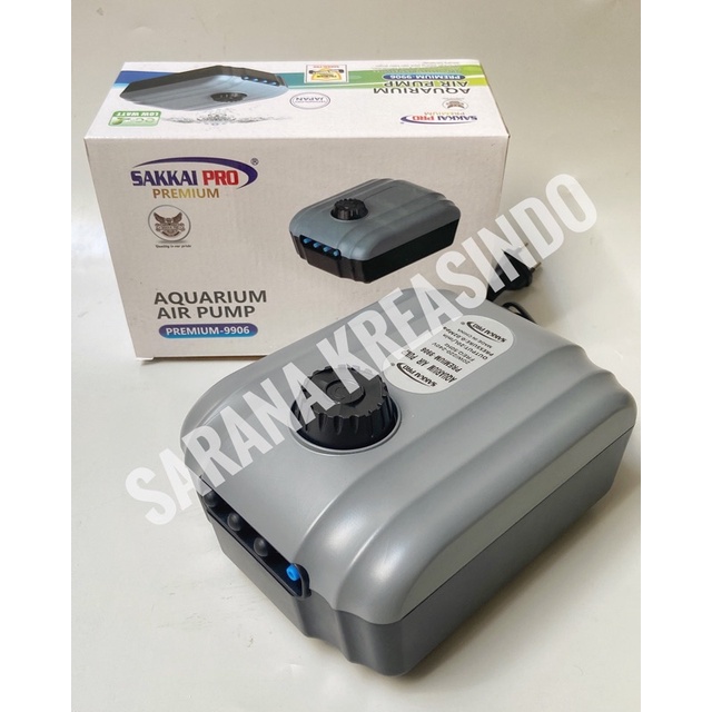 AERATOR 4 LUBANG POMPA AQUARIUM KOLAM SAKKAI PRO PREMIUM 9906