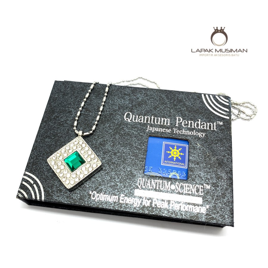 [Bayar Di Tempat] Kalung Kesehatan Pendant Quantum Pria Wanita Model Keren LM