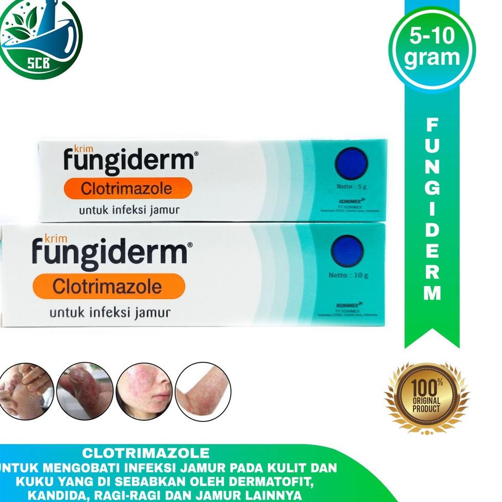 [KODE 9LBQK] Krim Fungiderm Clotrimazole All Varian - Obat Salep Infeksi Jamur